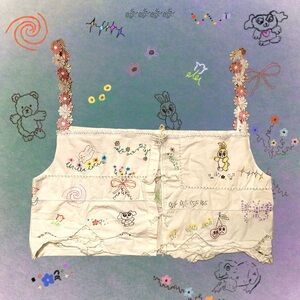 SOLD🌸🧚🏼‍♀️The ‘ I slept and dreamt that life was beauty’ handmade top